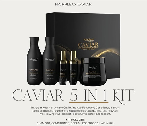 [7898635489696] بوكس كافيار هير بلكس 5 قطع